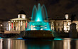 Photo: Green fountain at Trafalgar Square Green fountain at Trafalgar Square