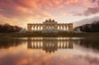 Gloriette Wien, Sonnenuntergang