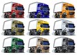 Cartoon trucks set