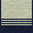 3d render blue ivory white tile pattern on a wall 3d render blue ivory white tile pattern on a wall