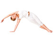 Photo: Young woman doing yoga exercise Young woman doing yoga exercise