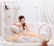 beautiful retro girl