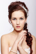 beautiful retro girl