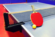 Equipment for table tennis - racket, ball, table Equipment for table tennis - racket, ball, table