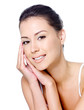 Sensual woman with clean skin Sensual woman with clean skin