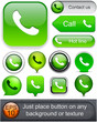 Phone high-detailed web button collection.