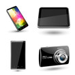 Vektor: Set of various mobile devices vector icons Set of various mobile devices vector icons