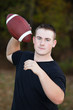 Photo: Teenager With Football Teenager With Football