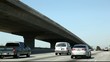 LA freeway - view from the driving car
