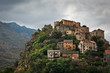 View of Corte, Corsica, France