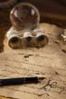Vintage Navigation equipment and letter