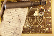 Vintage Navigation equipment and letter