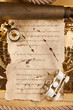 Vintage Navigation equipment and letter