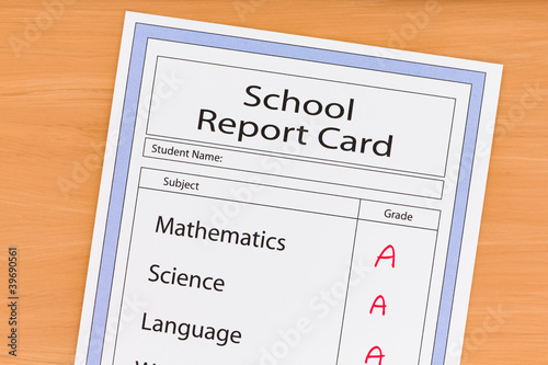 Photo: School Report Card School Report Card