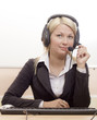 Foto: Operator of call center Operator of call center