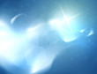 Blue Heavens cloudscape, vector sky with clouds eps10