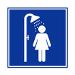 Señal ducha femenino
