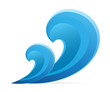 Wave. Vector illustration on white background
