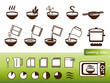 Cooking signs, for manuals on packing