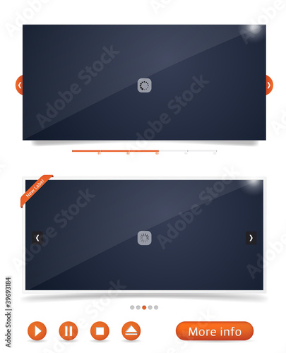 Vector: Web design frames Web design frames