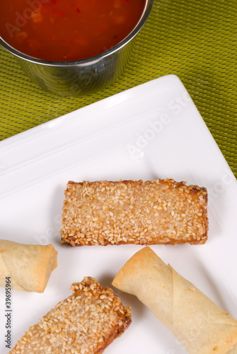Photo: Crunchy Chinese appetizers Crunchy Chinese appetizers