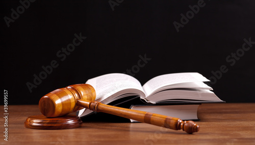 Photo: law book and gavel law book and gavel