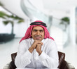 portrait of a successful arabian business man smiling
