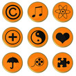 orange icons