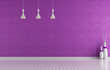 empty purple room