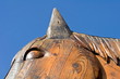 Holzpferd Detail