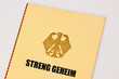 Streng geheime Unterlagen, Akten mit Bundesadler