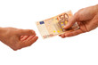 Geldübergabe, Geld Geschenk, Bestechung, Korruption