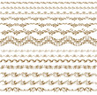 Horizontal elements decoration vector