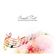 colorful music background