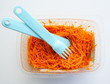 barquette de carottes râpées