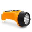 Foto: electric pocket flashlight isolated on white electric pocket flashlight isolated on white