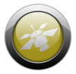 Yellow Metallic Orb Button 