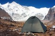 camping under cho oyu - cho oyu base camp - nepal camping under cho oyu - cho oyu base camp - nepal