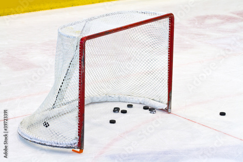 Photo: ice hockey net ice hockey net