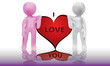 People in love-3D