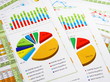 Colorful Report in Charts and Diagrams