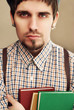 Englishman and book