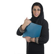 islamic executive in a business presentation scene