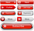 Forward high-detailed web button collection.