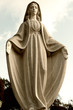 Monument Lady of Guadalupe on a cemetery Monument Lady of Guadalupe on a cemetery