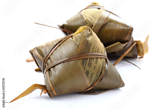 Photo: traditional wrapped rice dumplings traditional wrapped rice dumplings