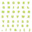 Lime Sticker Style ABC's & 123's