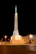 Milda - the monument of freedom in Riga. Latvia