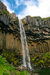 View of Svartifoss waterfall ,Iceland