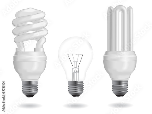 Vector: Energy efficiency bulb Energy efficiency bulb